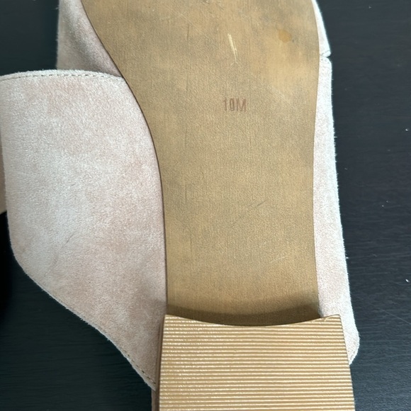 Jeffrey Campbell Charlin Bow Mule Leather Slip On Pink Anthropologie Sz 10 - Picture 9 of 12